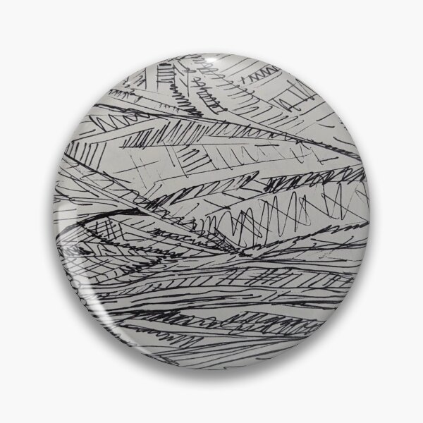 Item preview, Organic Waves - Abstract Ink Drawing designed and sold by spiralmindart.