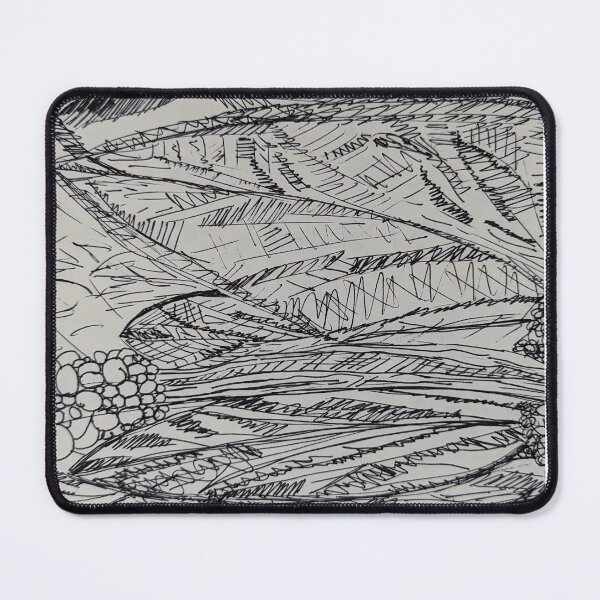 Item preview, Organic Waves - Abstract Ink Drawing designed and sold by spiralmindart.