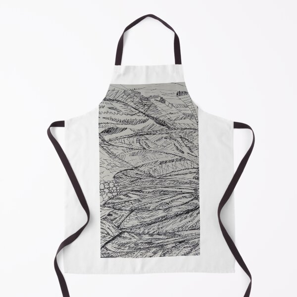 Item preview, Organic Waves - Abstract Ink Drawing designed and sold by spiralmindart.