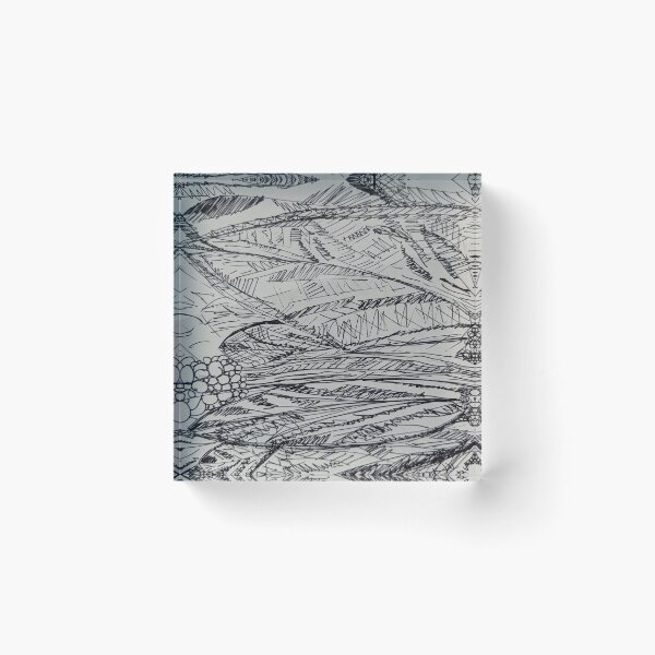 Item preview, Organic Waves - Abstract Ink Drawing designed and sold by spiralmindart.