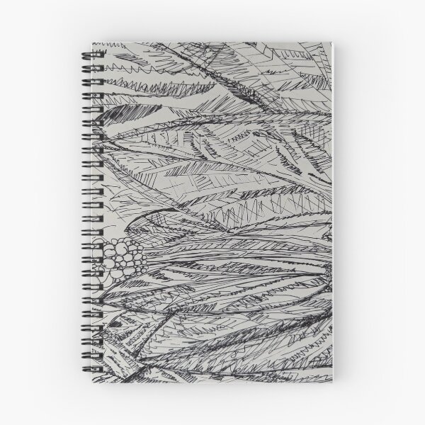 Item preview, Organic Waves - Abstract Ink Drawing designed and sold by spiralmindart.