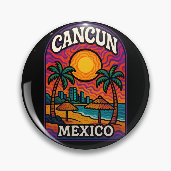 Item preview, Cancun Mexico Trippy Art designed and sold by TomFrontierArt.
