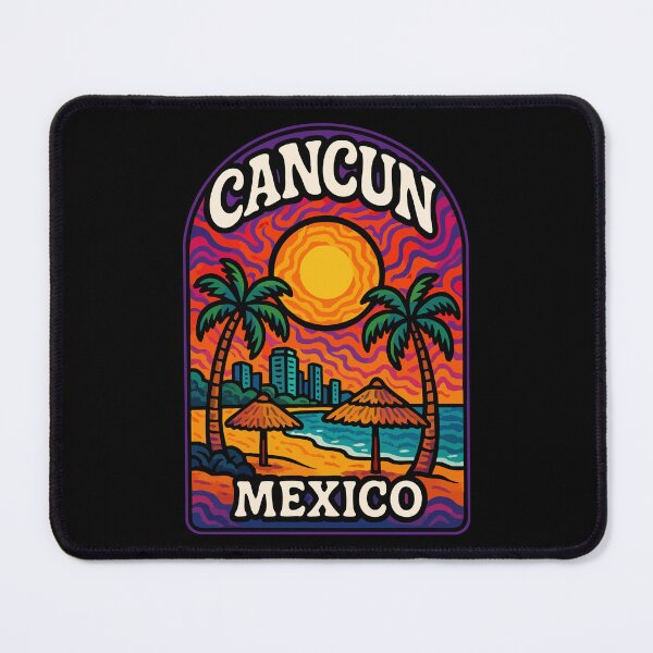 Item preview, Cancun Mexico Trippy Art designed and sold by TomFrontierArt.