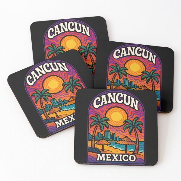 Item preview, Cancun Mexico Trippy Art designed and sold by TomFrontierArt.