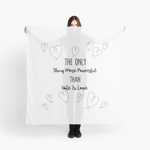 Item preview, The Only Thing More Powerful Than Hate Is Love designed and sold by Sartoris Art.