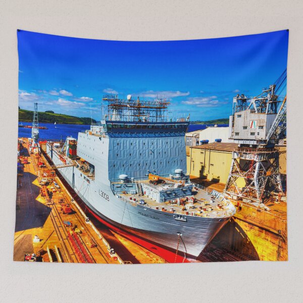 Item preview, RFA Mounts Bay in Dry Dock, Falmouth, England designed and sold by Paul Thompson Photography.