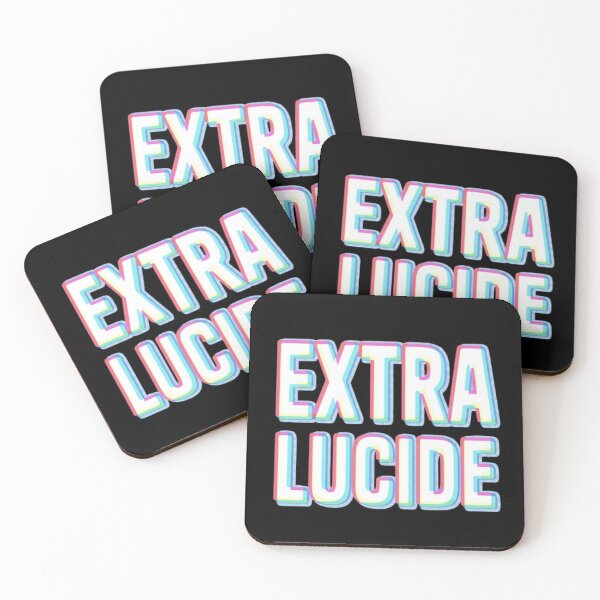 Item preview, EXTRA LUCID – Colorful Glitch Retro RGB Typography designed and sold by Wawan35200.