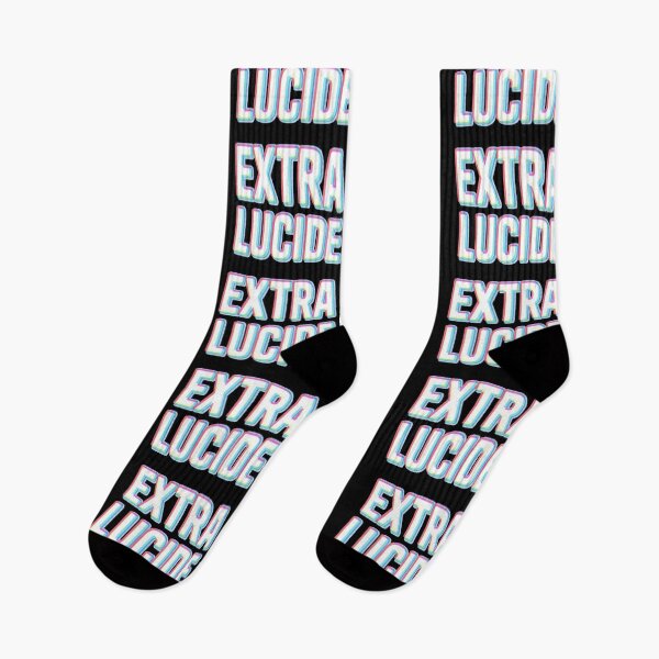 Item preview, EXTRA LUCID – Colorful Glitch Retro RGB Typography designed and sold by Wawan35200.
