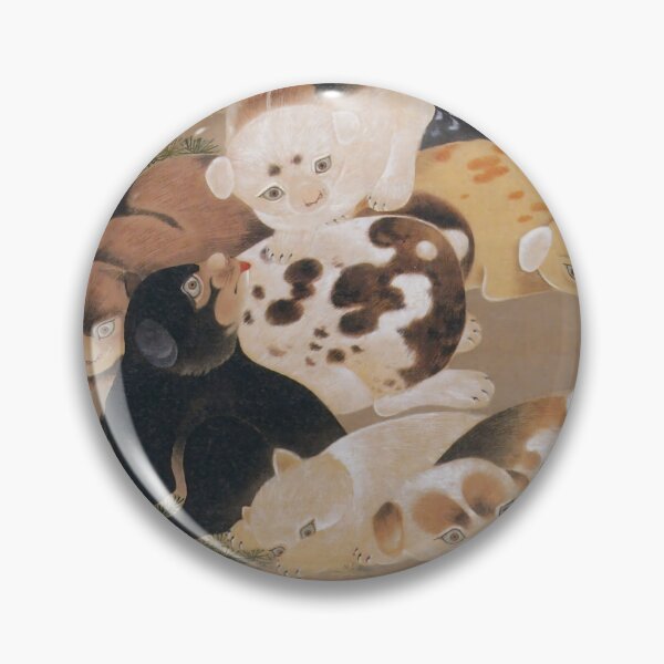 Item preview, Jakuchu Studies — Life Density Circle (Puppies) designed and sold by HIKARIMi.