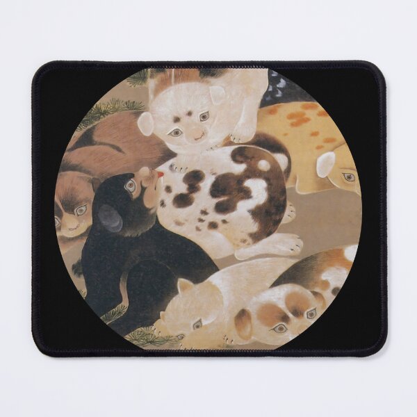 Item preview, Jakuchu Studies — Life Density Circle (Puppies) designed and sold by HIKARIMi.