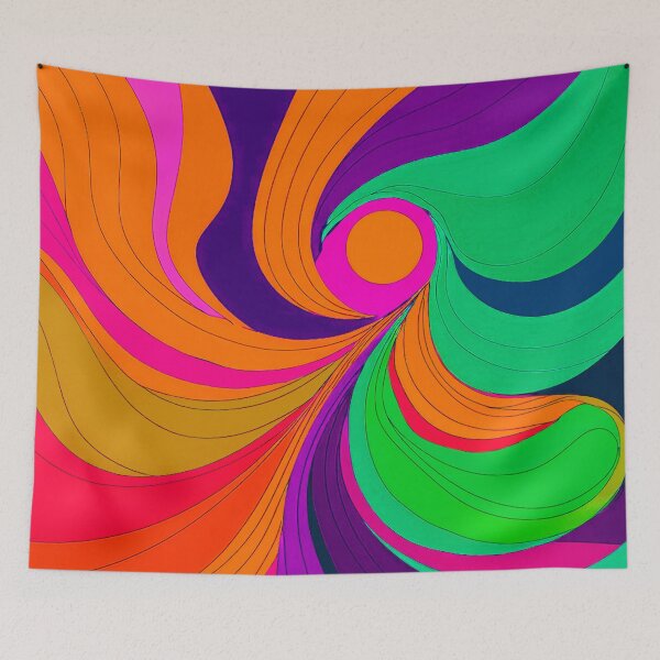 Item preview, Psychedelic Swirls designed and sold by CharlottePlaceArt.