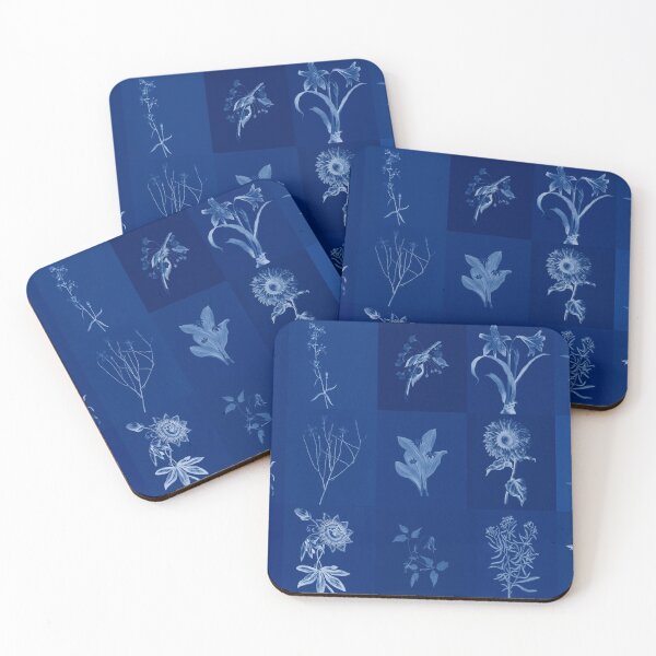 Item preview, Flower 'Cyanotype' designed and sold by HouseProudArt.