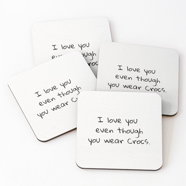 Item preview, Funny Crocs Relationship Quote Gift designed and sold by deadpanlove.