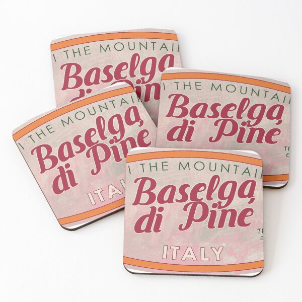 Item preview, Baselga di Piné, Italy, Trentino, Ski, textured skiing badge designed and sold by Wanderful-roads.