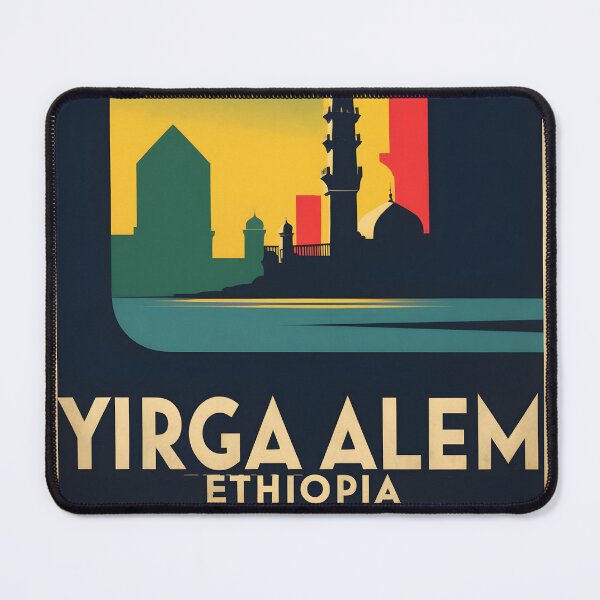 Item preview, Yirga Alem Ethiopia Africa Retro Vintage Travel Souvenir designed and sold by TravelersGems.