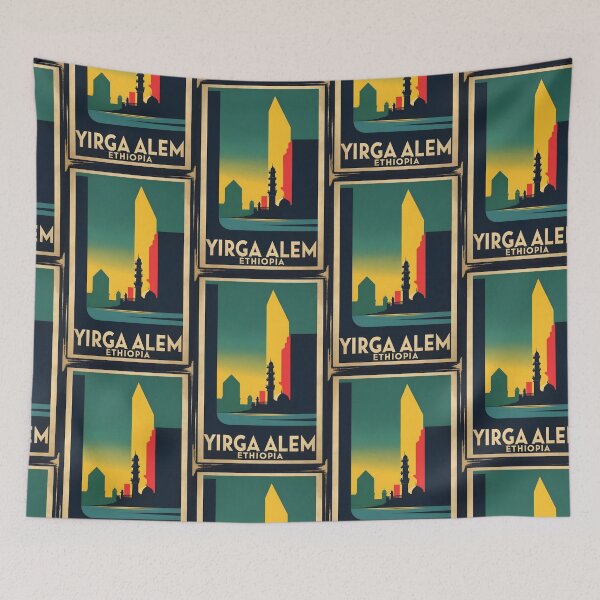 Item preview, Yirga Alem Ethiopia Africa Retro Vintage Travel Souvenir designed and sold by TravelersGems.