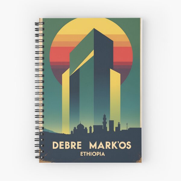 Item preview, Debre Markos Ethiopia Africa Retro Vintage Travel Souvenir designed and sold by TravelersGems.