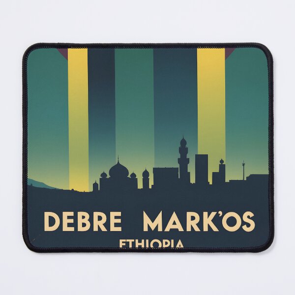 Item preview, Debre Markos Ethiopia Africa Retro Vintage Travel Souvenir designed and sold by TravelersGems.