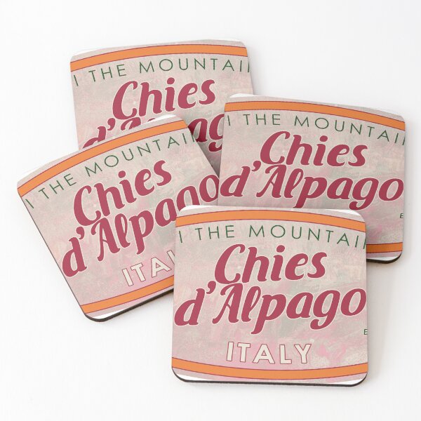 Item preview, Chies d'Alpago, Italy, Veneto, Ski, textured skiing badge designed and sold by Wanderful-roads.
