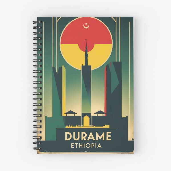 Item preview, Durame Ethiopia Africa Retro Vintage Travel Souvenir designed and sold by TravelersGems.