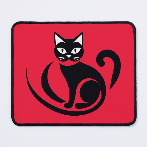 Item preview, Stylized Black Cat Modern Design 8 designed and sold by DigitalandPhoto.