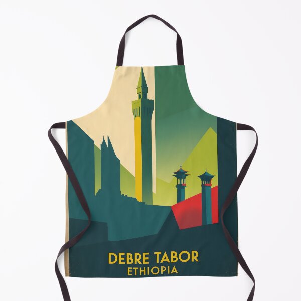 Item preview, Debre Tabor Ethiopia Africa Retro Vintage Travel Souvenir designed and sold by TravelersGems.