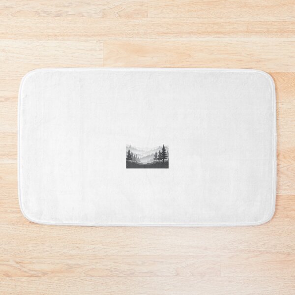 Item preview, Minimal Foggy Pine Forest designed and sold by Le Grand Requin.