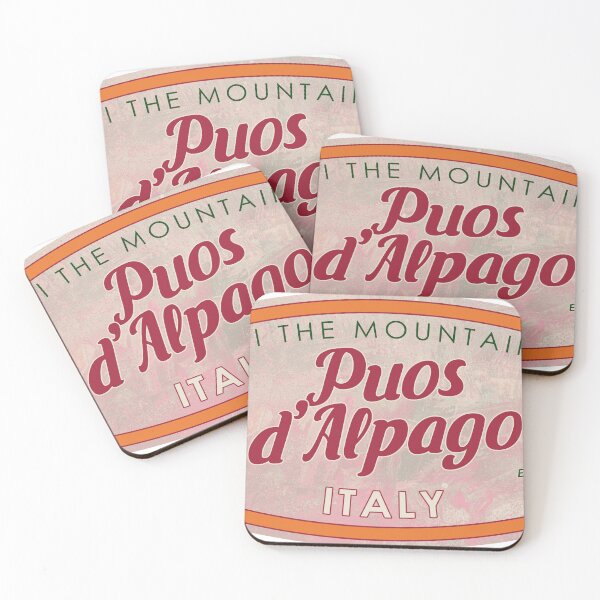 Item preview, Puos d'Alpago, Italy, Veneto, Ski, textured skiing badge designed and sold by Wanderful-roads.