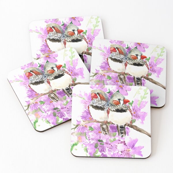 Item preview, Cute Little Birds and Flowers designed and sold by surenart.