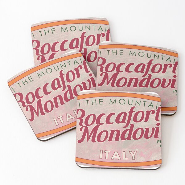 Item preview, Roccaforte Mondovì, Italy, Piemonte, Ski, textured skiing badge designed and sold by Wanderful-roads.