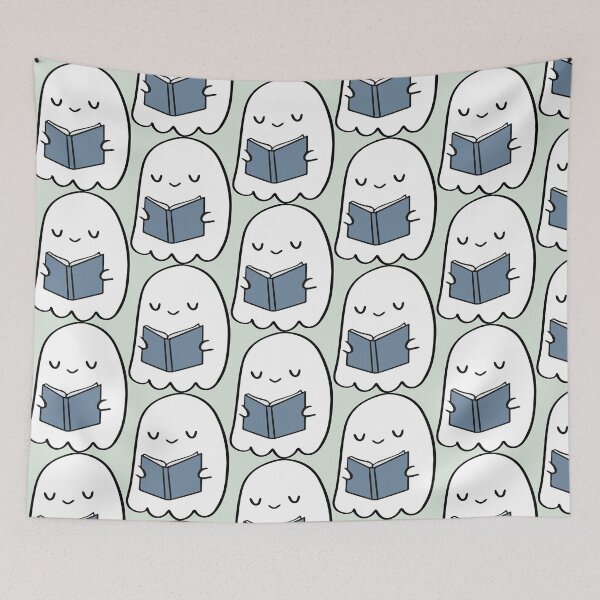 Item preview, Cute Reading Ghost – Book Lover Cozy Reader Aesthetic designed and sold by Cannaxes Studio.