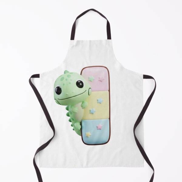 Item preview, Kawaii Iguana and Pastel Letter I Sticker designed and sold by Rose Collection Shop.