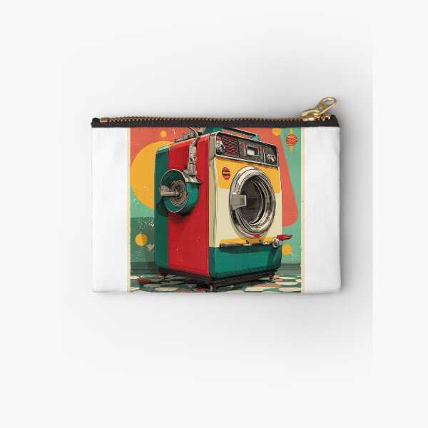 Item preview, Retro-Futuristic Washing Machine designed and sold by ForeverPrintsOK.