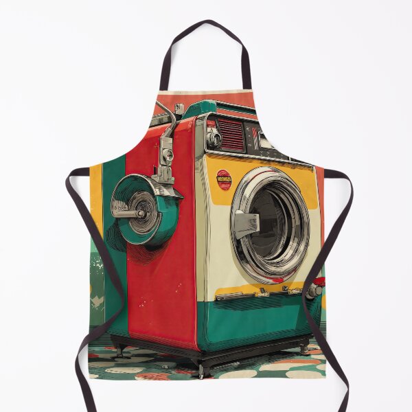 Item preview, Retro-Futuristic Washing Machine designed and sold by ForeverPrintsOK.