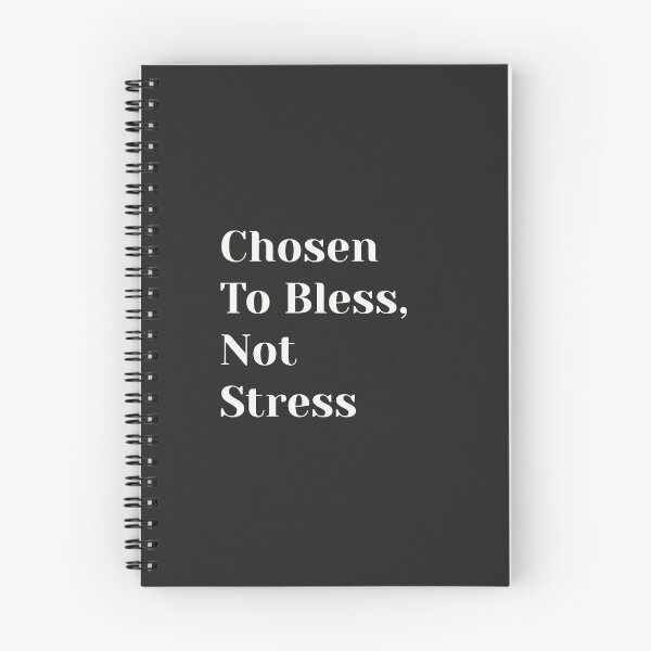 Item preview, Chosen To Bless, Not Stress – Positive Vibes Shirt designed and sold by Med-th-ewolf.