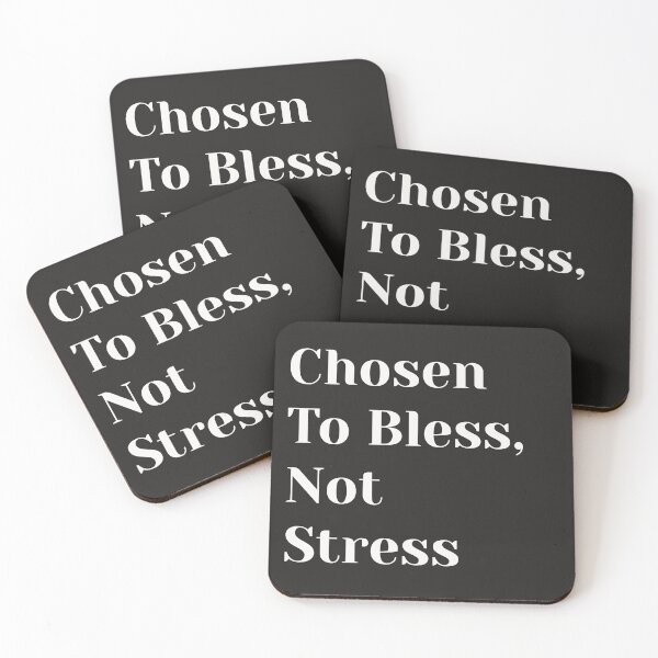 Item preview, Chosen To Bless, Not Stress – Positive Vibes Shirt designed and sold by Med-th-ewolf.