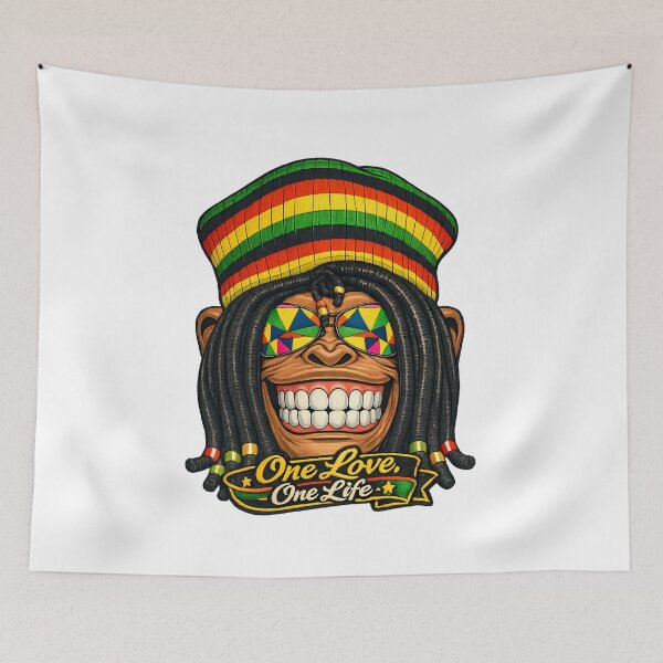 Item preview, One Love One Life Reggae Patch designed and sold by Mastermind-Art.