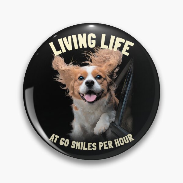 Item preview, Cavalier King Charles Spaniel CKCS Happy Dog Funny 60 Smiles designed and sold by GrandeDuc.