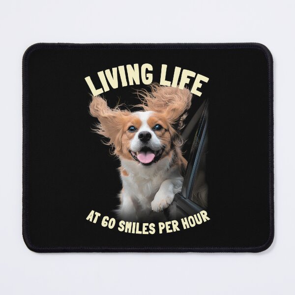 Item preview, Cavalier King Charles Spaniel CKCS Happy Dog Funny 60 Smiles designed and sold by GrandeDuc.