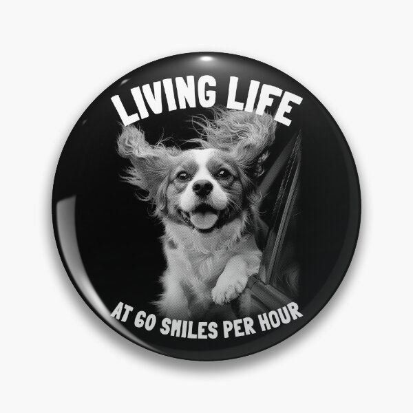 Item preview, Cavalier King Charles Spaniel CKCS Happy Dog Funny 60 Smiles designed and sold by GrandeDuc.