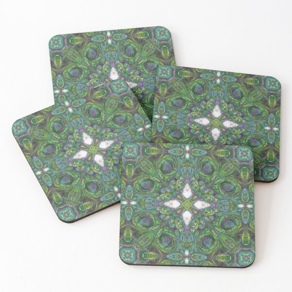 Item preview, Colored Mandala Texture Tiles #05C A1205 designed and sold by liquid-print.