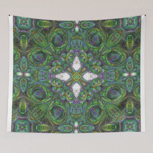 Item preview, Colored Mandala Texture Tiles #05C A1205 designed and sold by liquid-print.