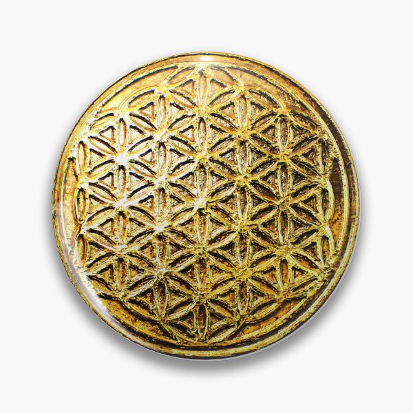 Item preview, HIKARIMi | Golden Flower of Life - Sacred Geometry designed and sold by HIKARIMi.