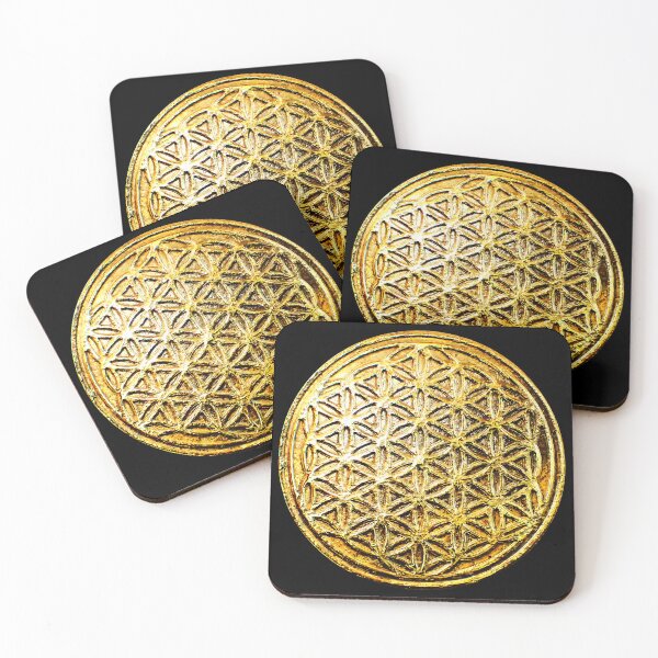 Item preview, HIKARIMi | Golden Flower of Life - Sacred Geometry designed and sold by HIKARIMi.