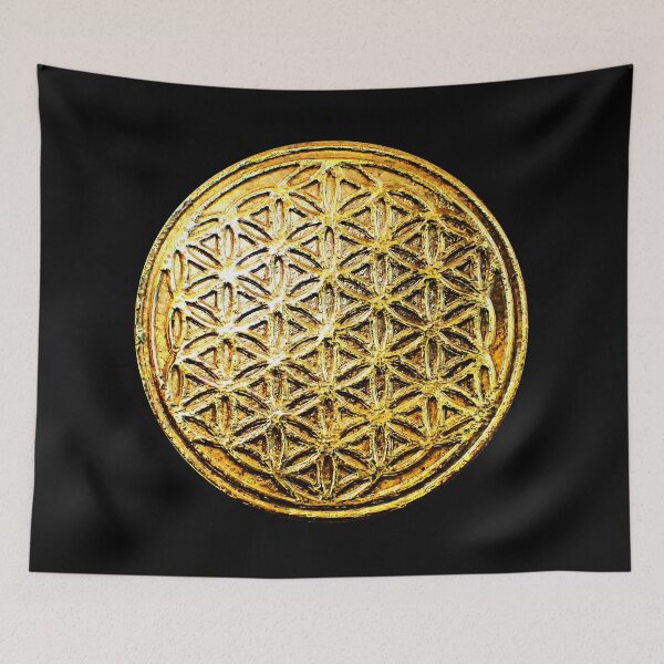 Item preview, HIKARIMi | Golden Flower of Life - Sacred Geometry designed and sold by HIKARIMi.