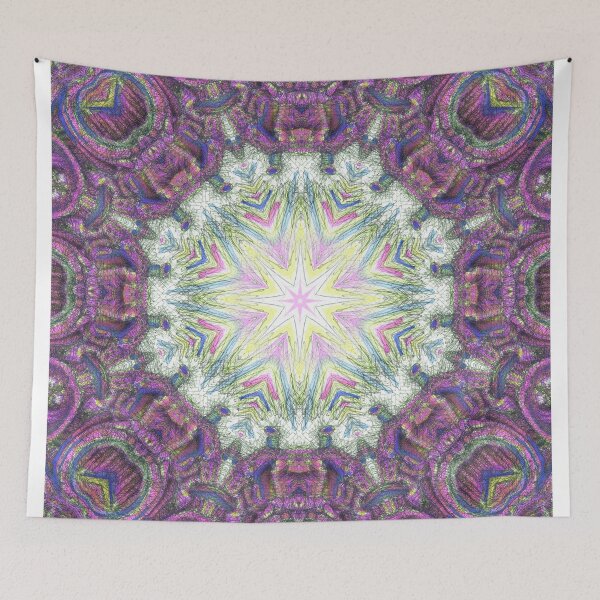 Item preview, Colored Mandala Texture Tiles #05A A1205 designed and sold by liquid-print.