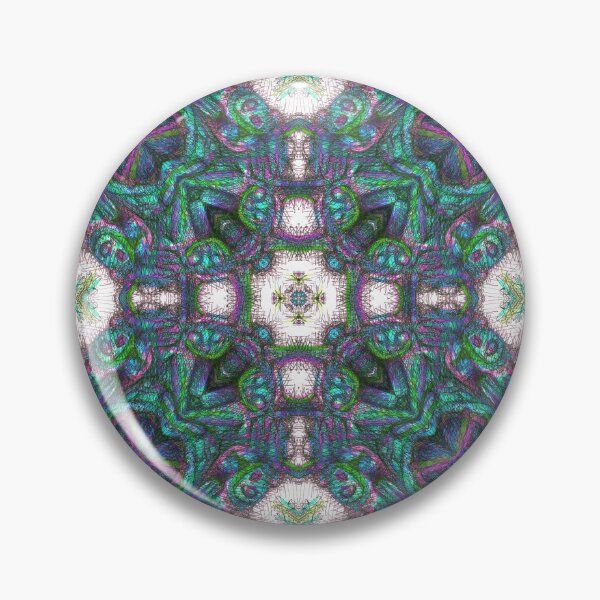 Item preview, Colored Mandala Texture Tiles #05B A1205 designed and sold by liquid-print.