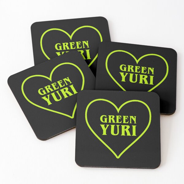 Item preview, Green Yuri Heart designed and sold by Memodeth.