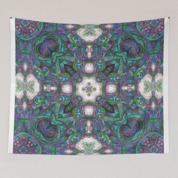 Item preview, Colored Mandala Texture Tiles #05B A1205 designed and sold by liquid-print.