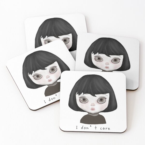 Item preview, I don’t care - Blyth doll character for moody girls  designed and sold by Shanart Lex.